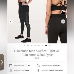 Lululemon SoulCycle Leggings